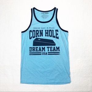 Fifth Sun l Corn Hole Dream Team Tank l Blue